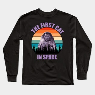 Astronaut Space Cat - Space Kitty Long Sleeve T-Shirt